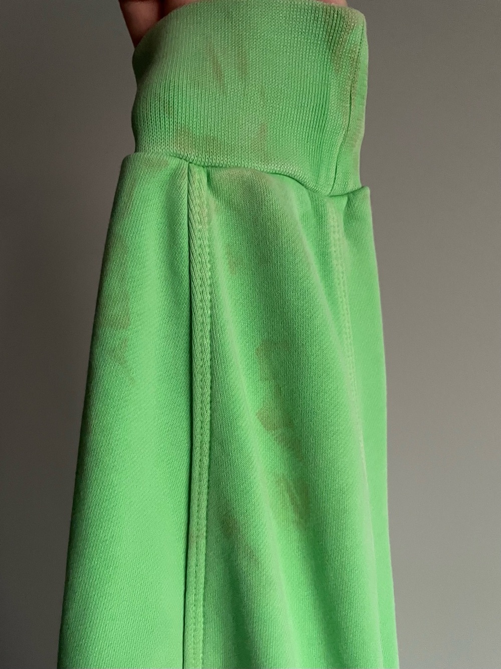 🎃Lululemon Perfectly Oversized Cropped Crew Size 6 Scream Green - Picture 6 of 7